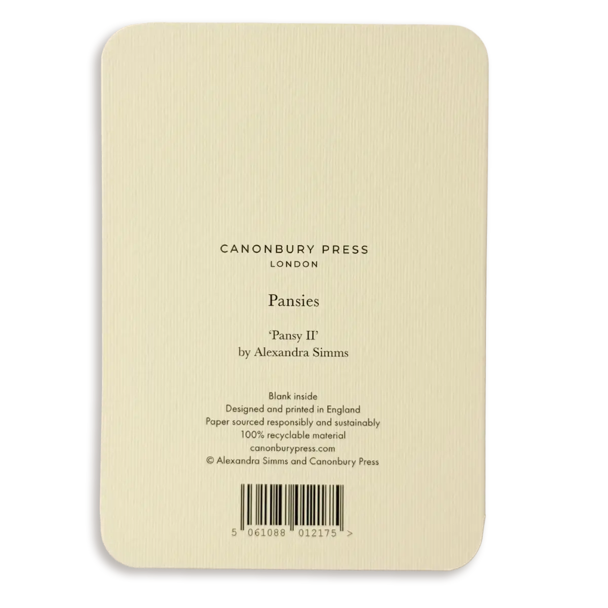 Pansy II Greeting Card