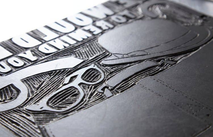 Bags Linocut Print
