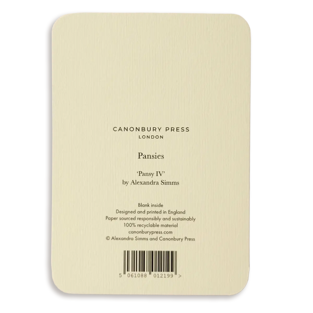 Pansy IV Greeting Card
