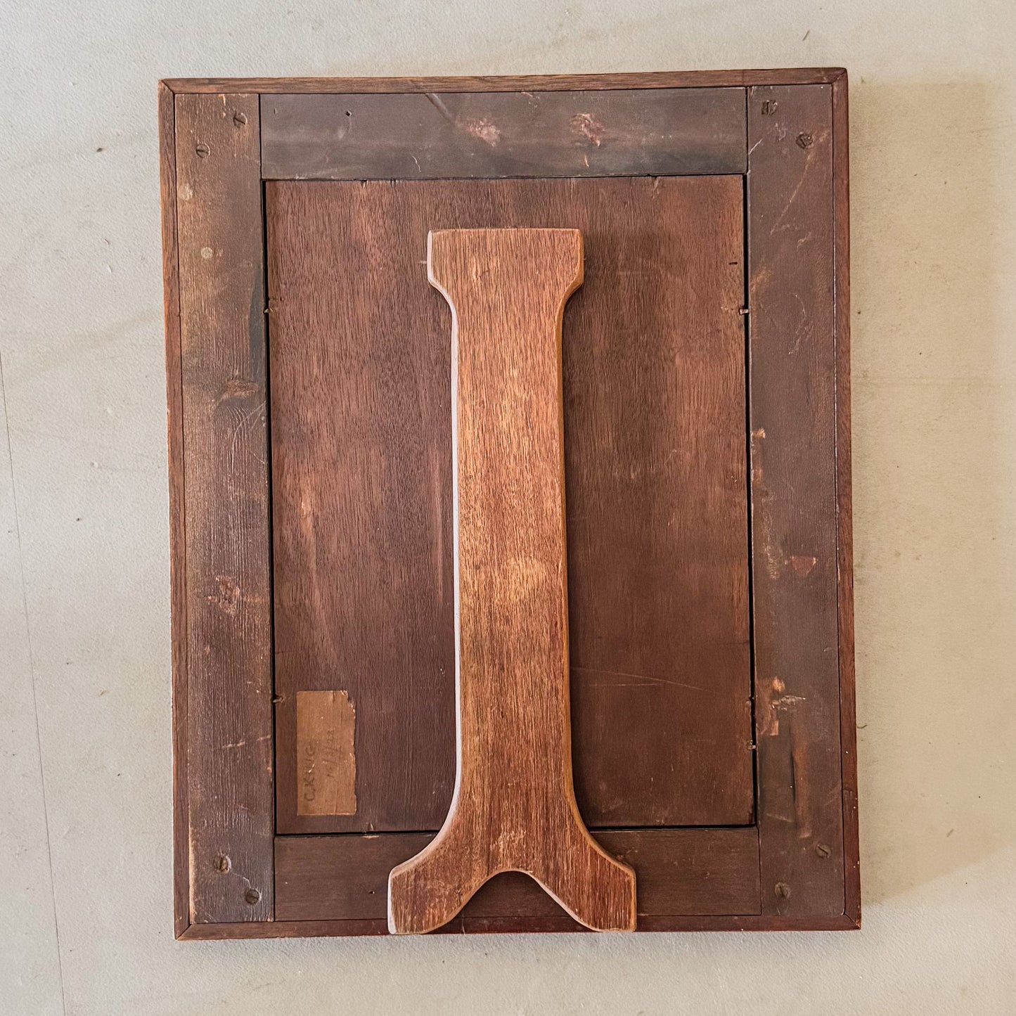 A Mid 19th Century Fruitwood Easel Mirror