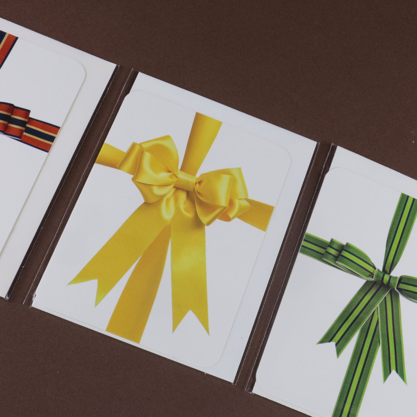 Yellow Satin Bow Greeting Card