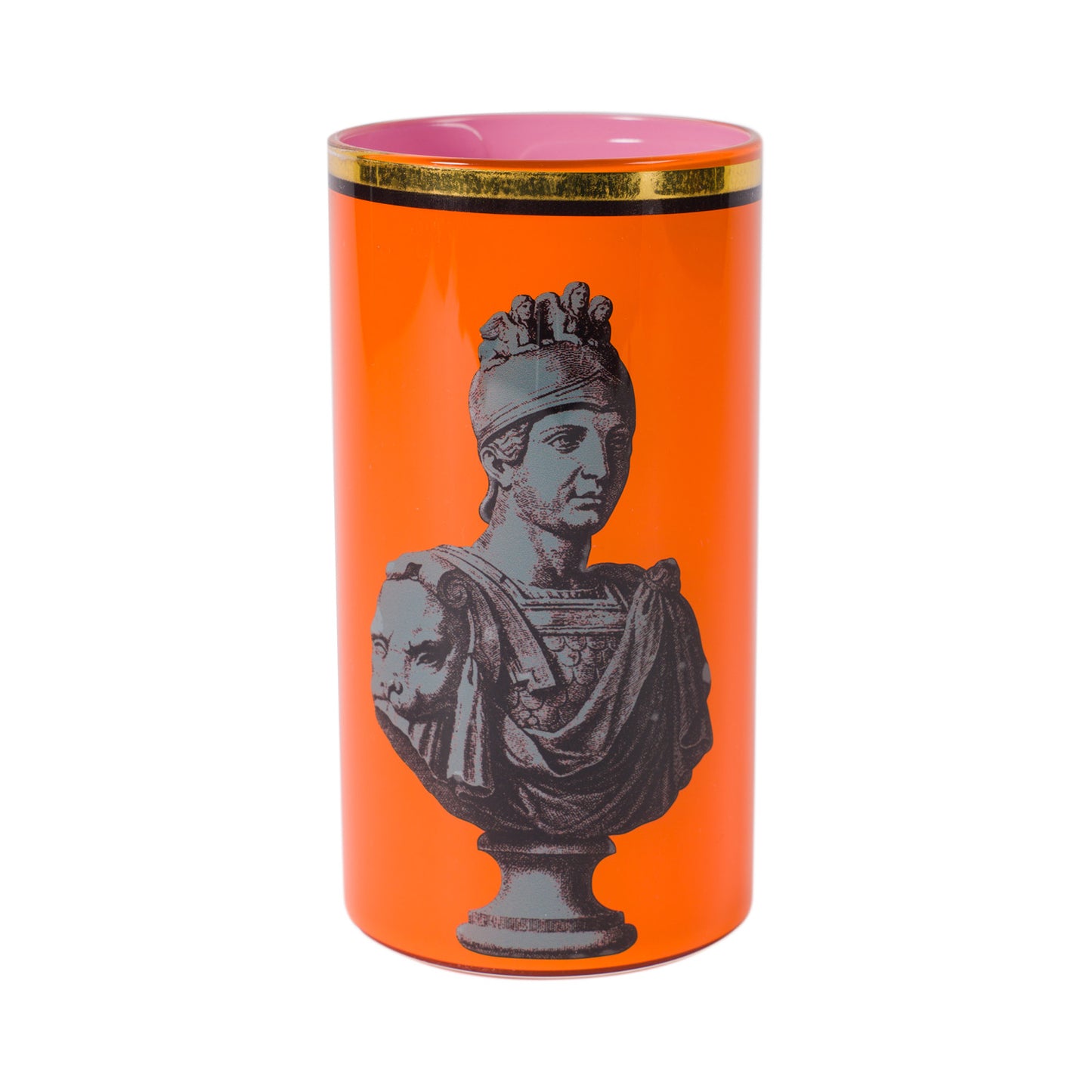 Roman Soldier Bust Brush Pot