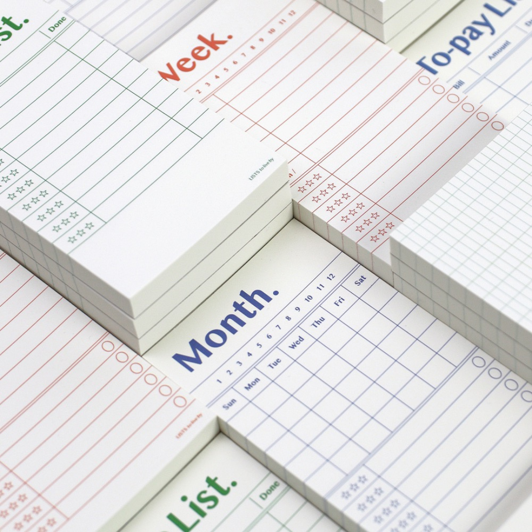 Paperian Lists To Live by 'To Buy' Memo Pad