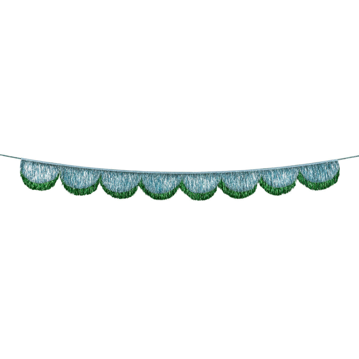 Blue Tinsel Garland - 6ft