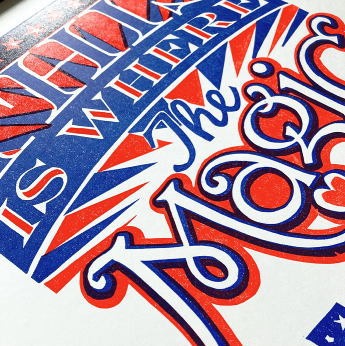 Magic Linocut Print