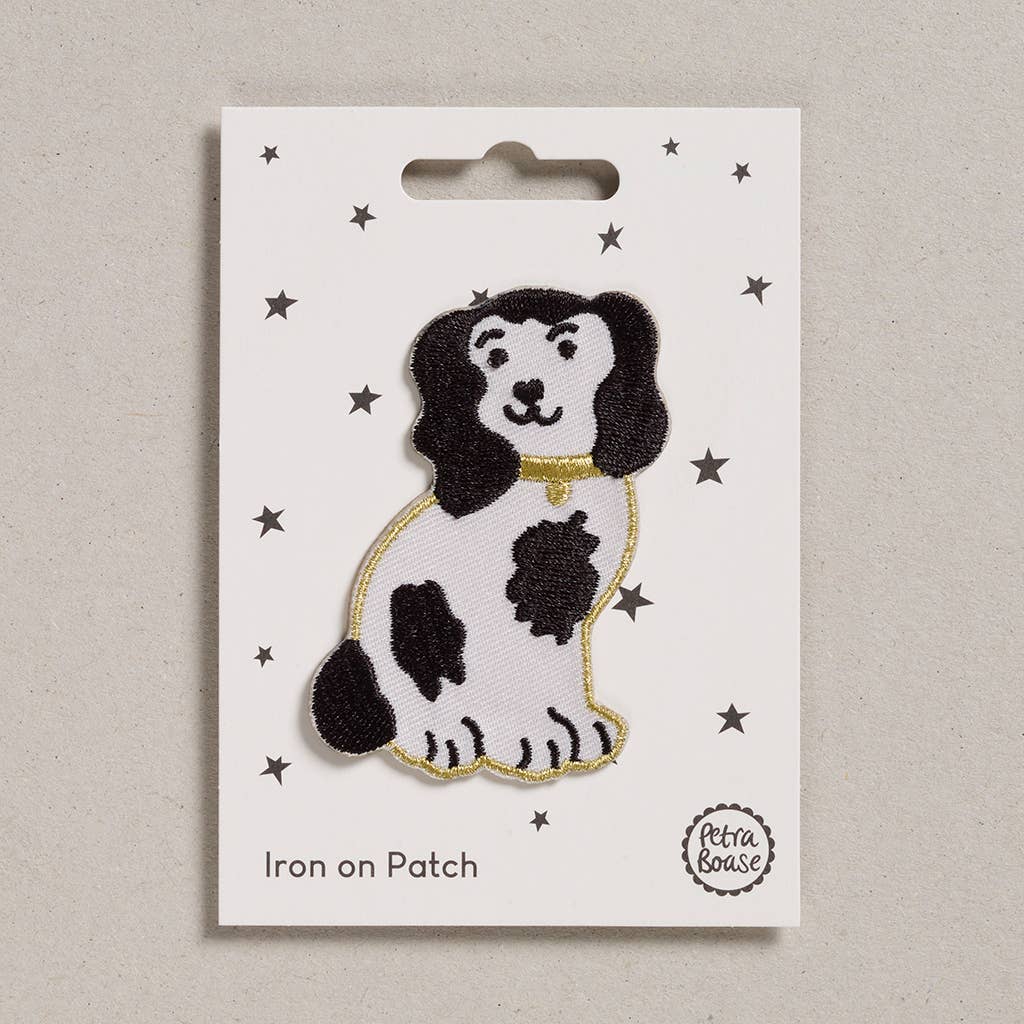 Embroidered Wally Dog Iron-On Patch