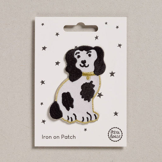 Embroidered Wally Dog Iron-On Patch