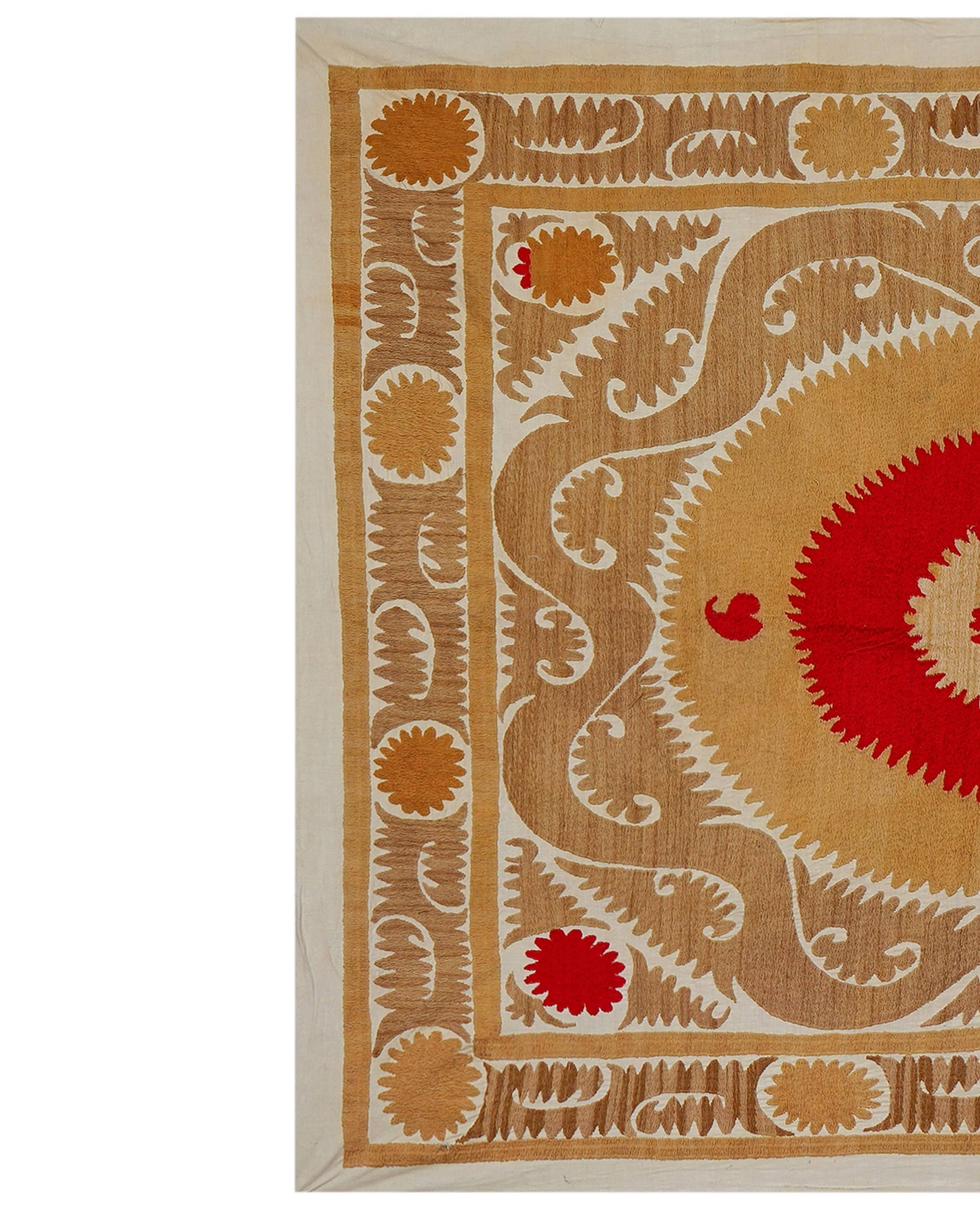 Vintage Suzani Throw - 127cm x 150cm