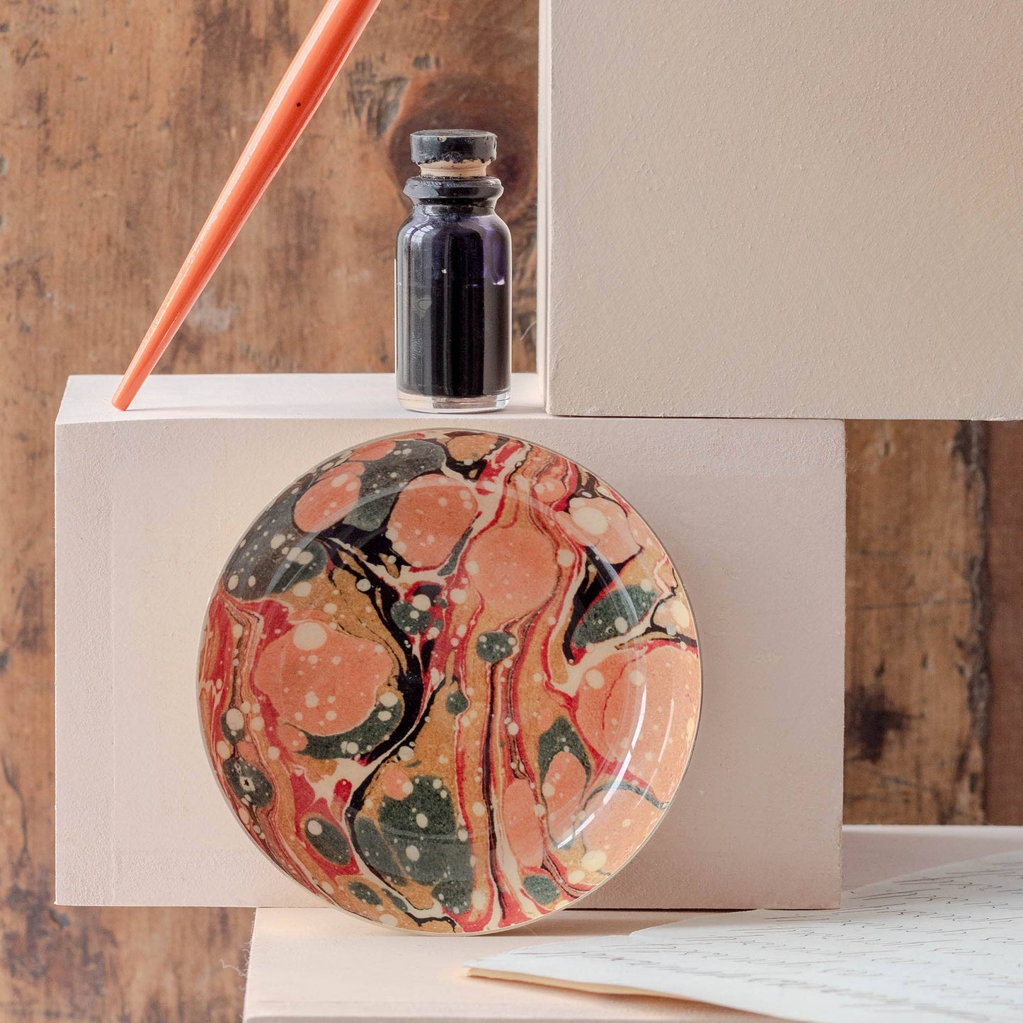 Marbled Enamel Tray