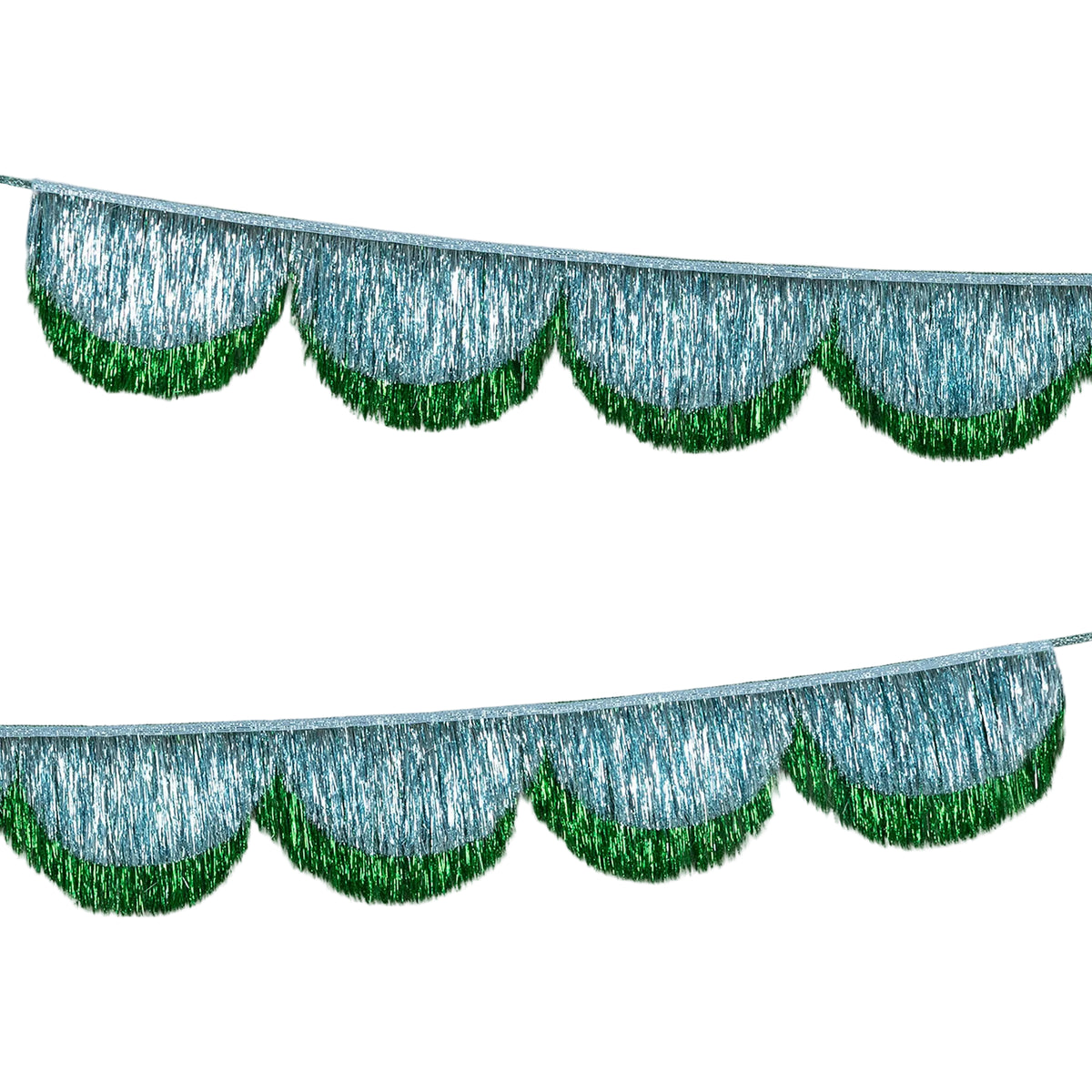 Blue Tinsel Garland - 6ft