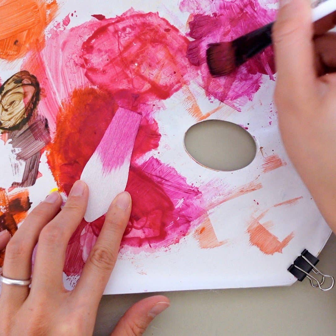 Make Your Own Crepe Paper Cyclamen Plant