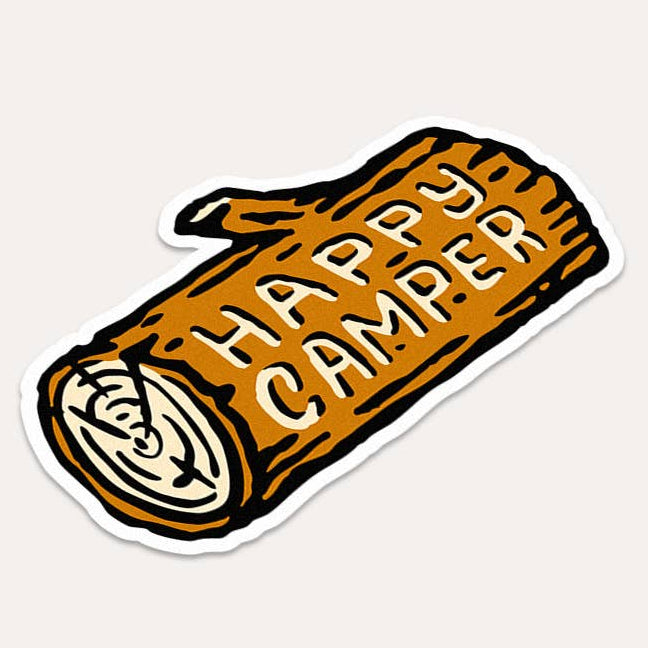 Happy Camper - Vinyl Sticker