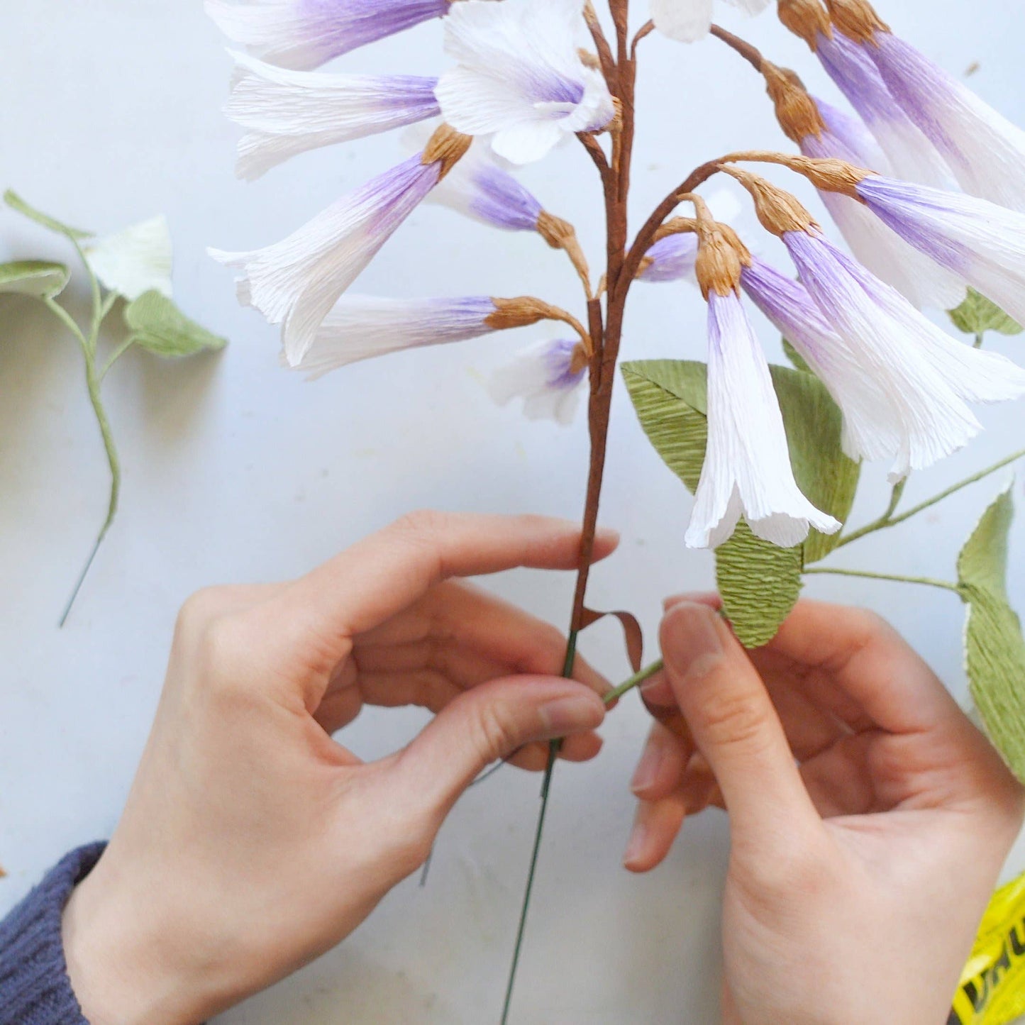 Make Your Own Crepe Paper Foxglove Kit