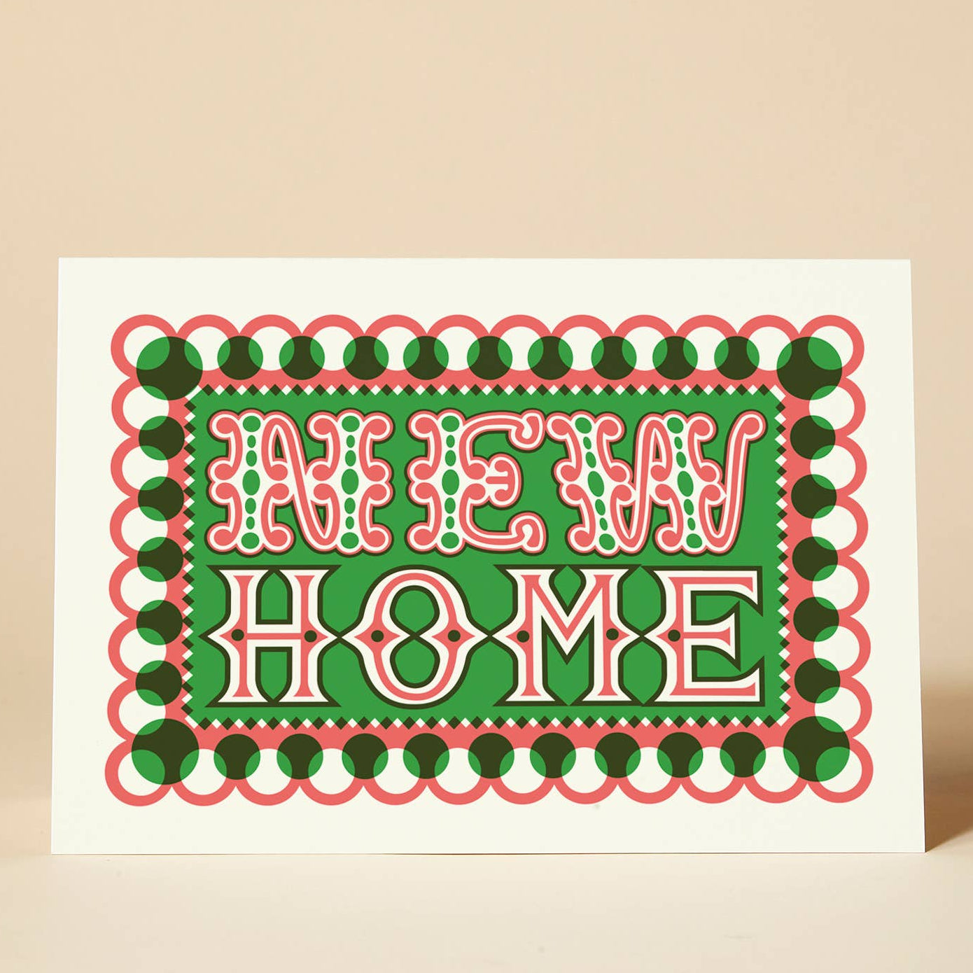 Pack of 10 'New Home' Cards