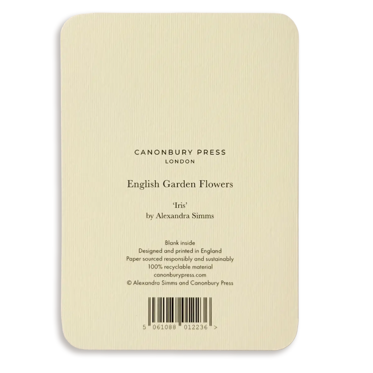 Iris Greeting Card
