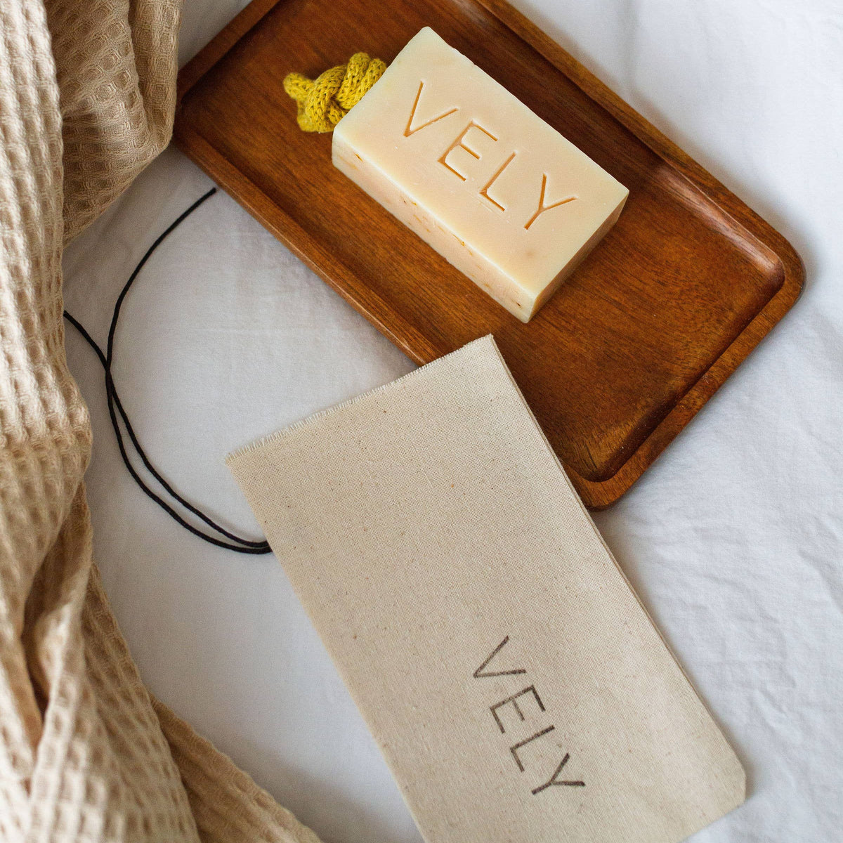 Handmade Soap On A Rope "Italian Summer"