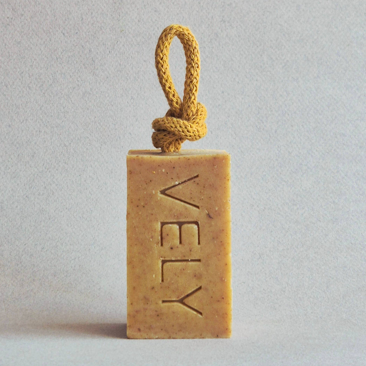 Handmade Soap On A Rope "Orange Kiss"