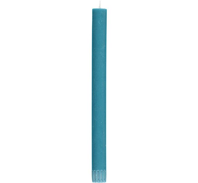 Petrol Blue Dinner Candles - Pack of 6