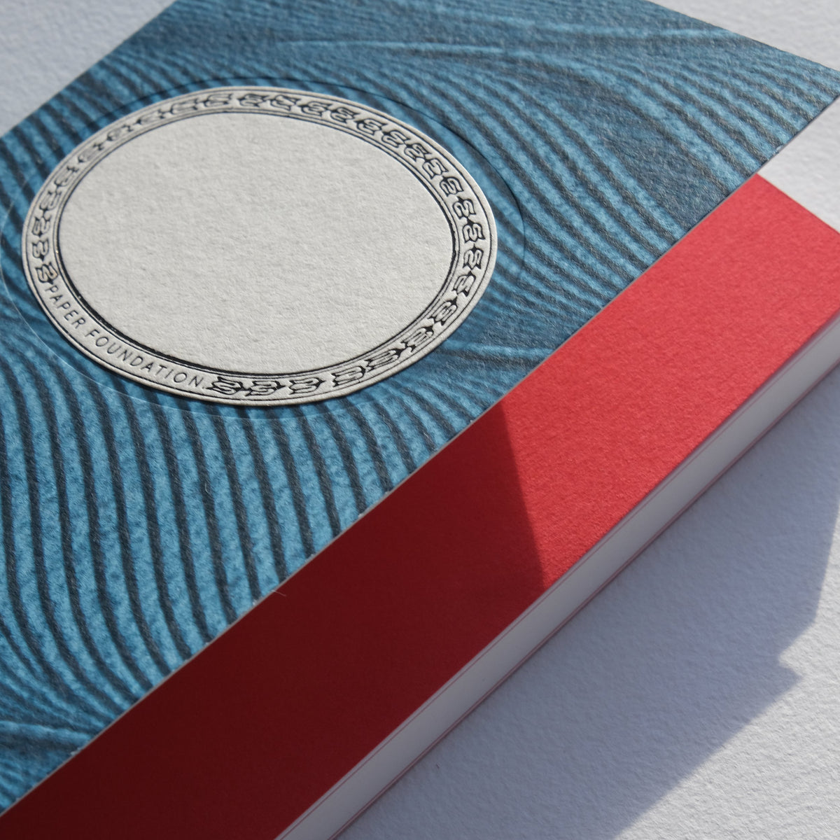 Hand Decorated Notebook - Soundwave Blue - Small