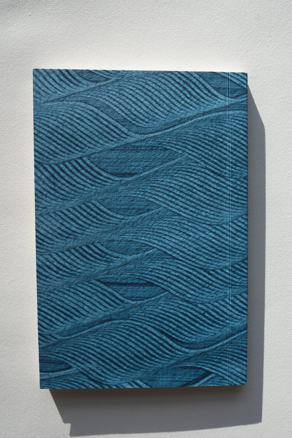 Hand Decorated Notebook - Soundwave Blue - Large