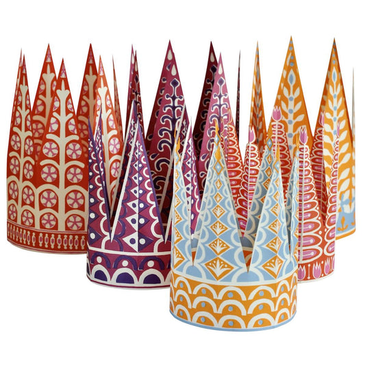 Six Paper Crowns