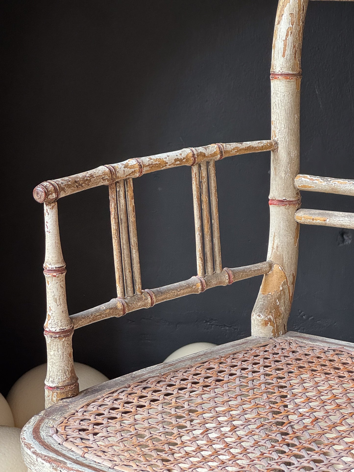 A Mid 19th Century Child's Painted Sussex Armchair