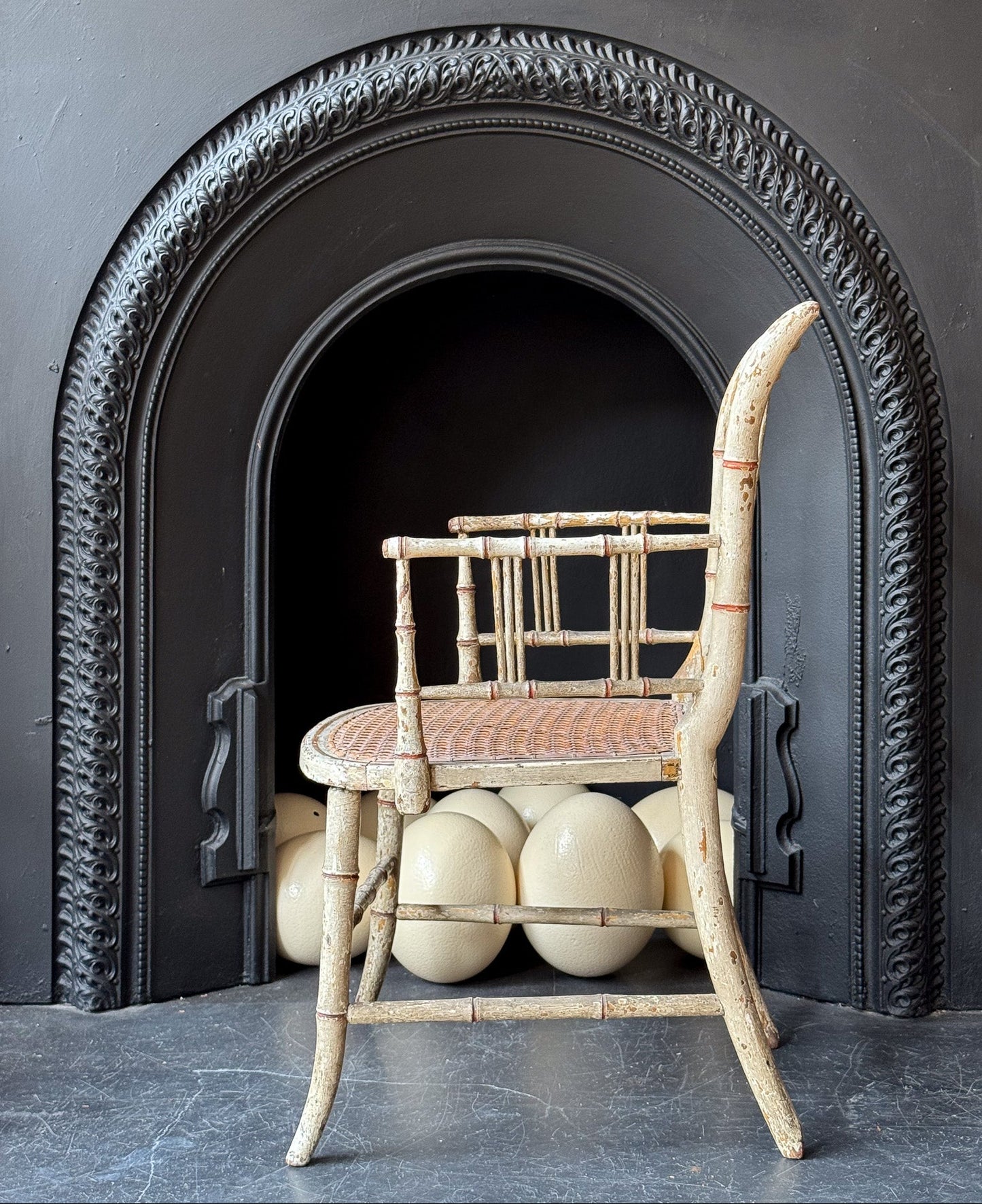A Mid 19th Century Child's Painted Sussex Armchair