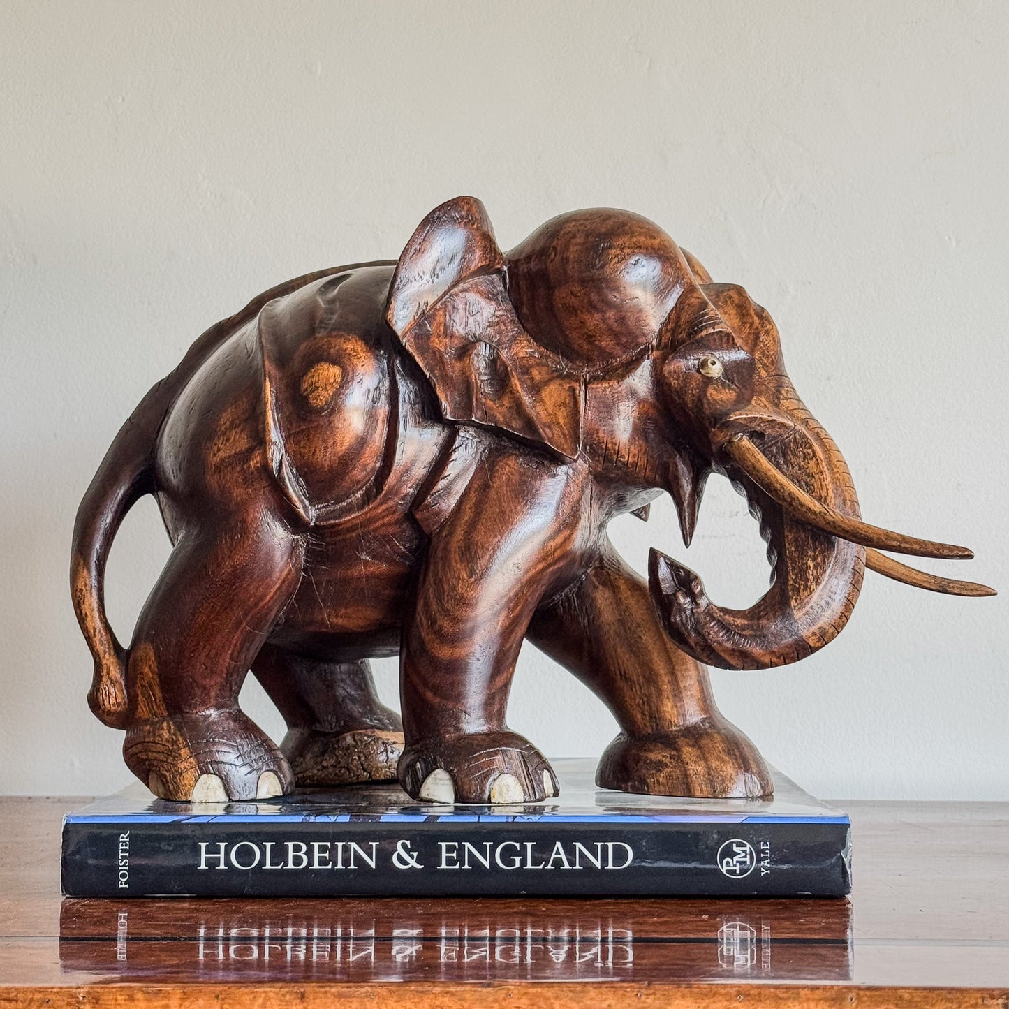 An Early 20th Century Teak Indian Elephant