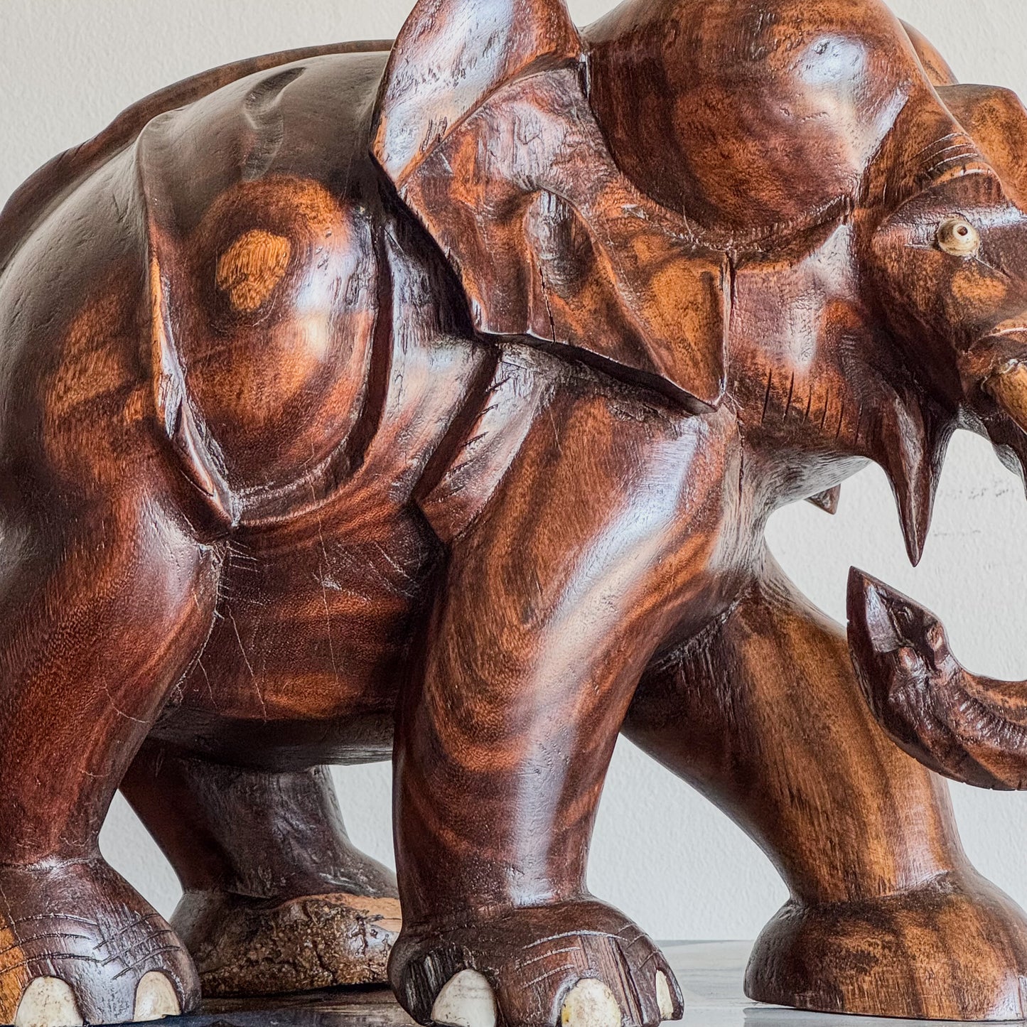 An Early 20th Century Teak Indian Elephant