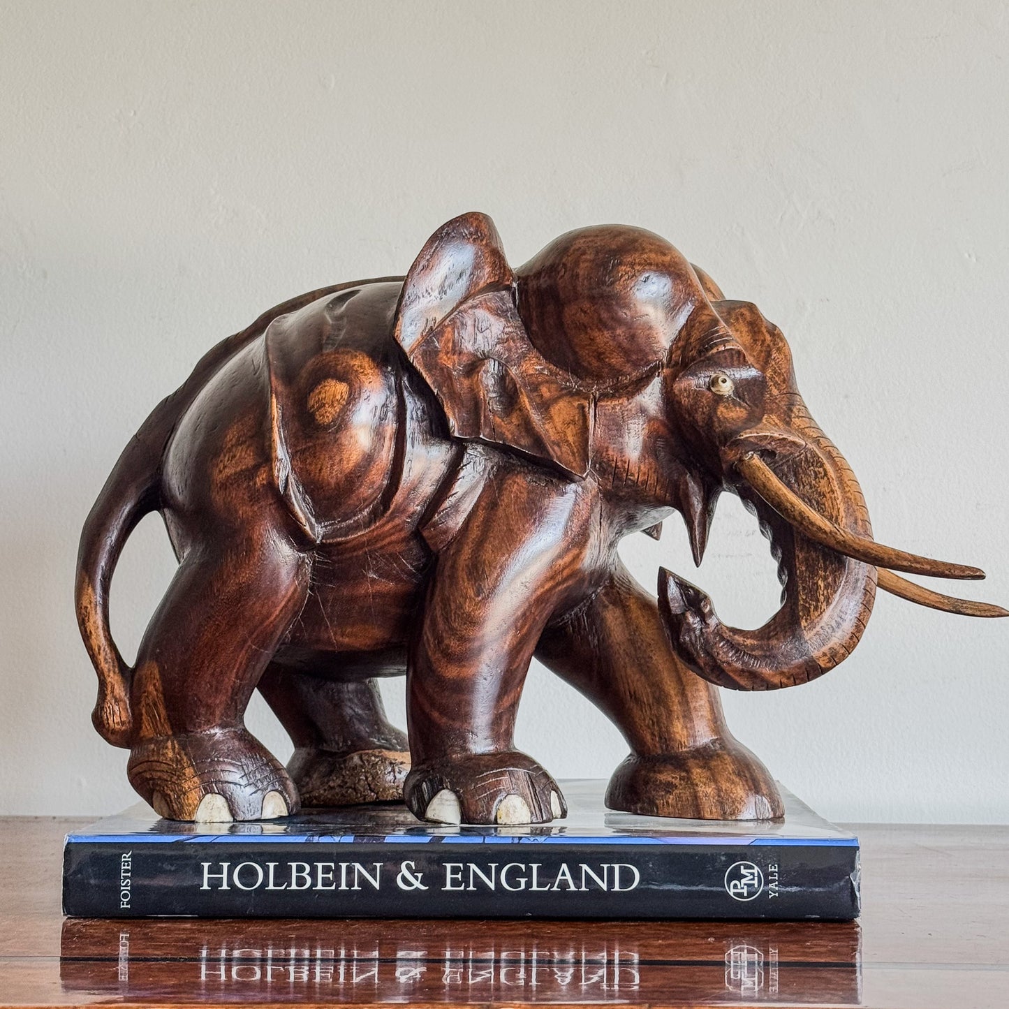 An Early 20th Century Teak Indian Elephant