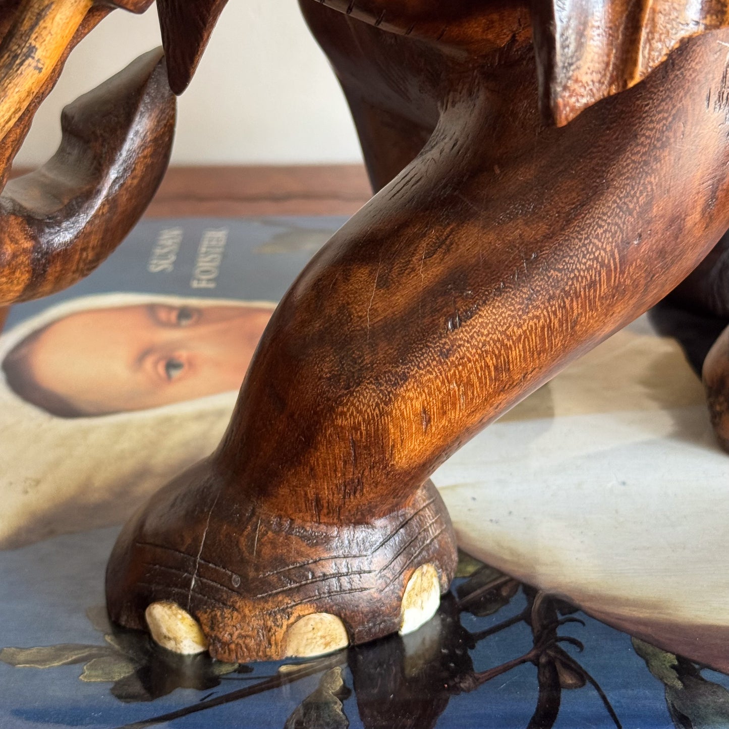 An Early 20th Century Teak Indian Elephant