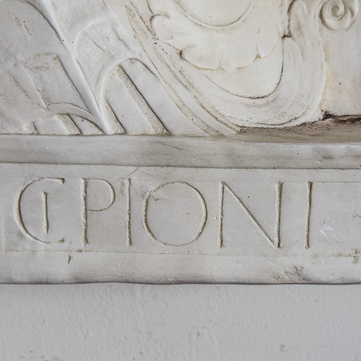 An Early 20th Century Plaster Relief of of Roman General Scipio Africanus after the original by Andrea del Verrocchio circa 1475