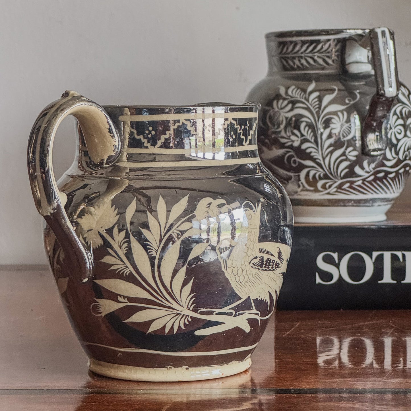 A Trio of Regency Silver Lustre Jugs
