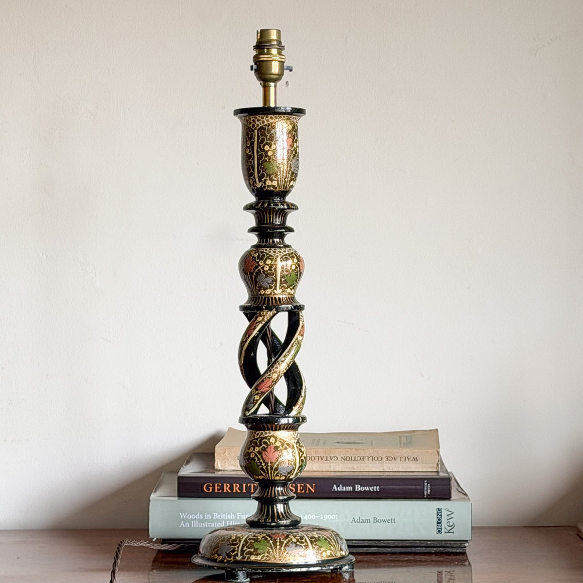 An Early 20th Century Kashmiri Twist Lamp
