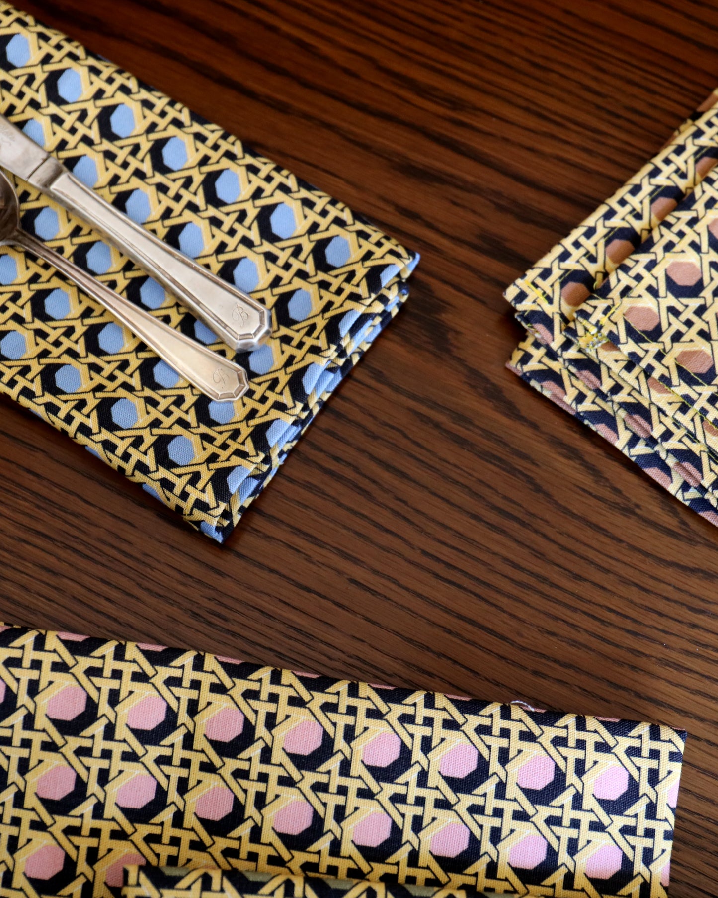 Regency Caning Napkin - Lilac