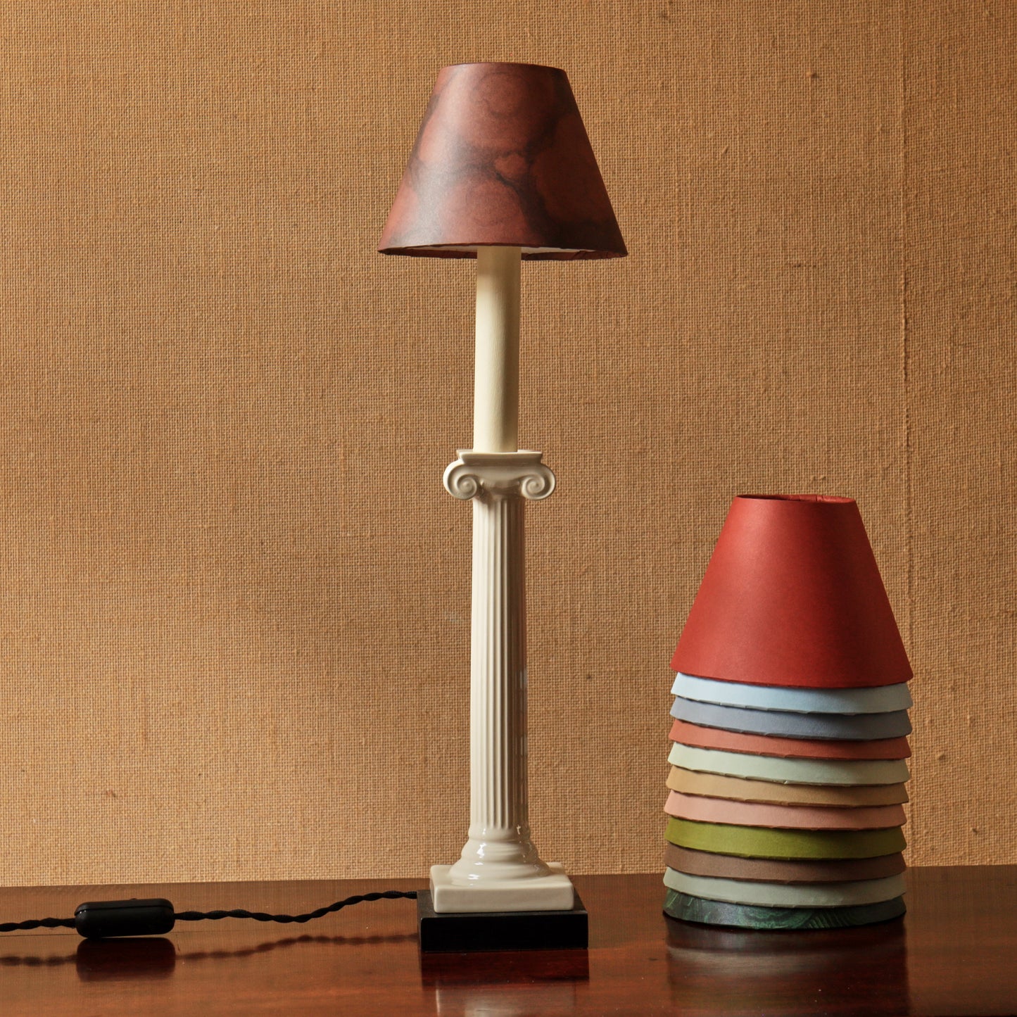 6” Malachite Card Lampshade