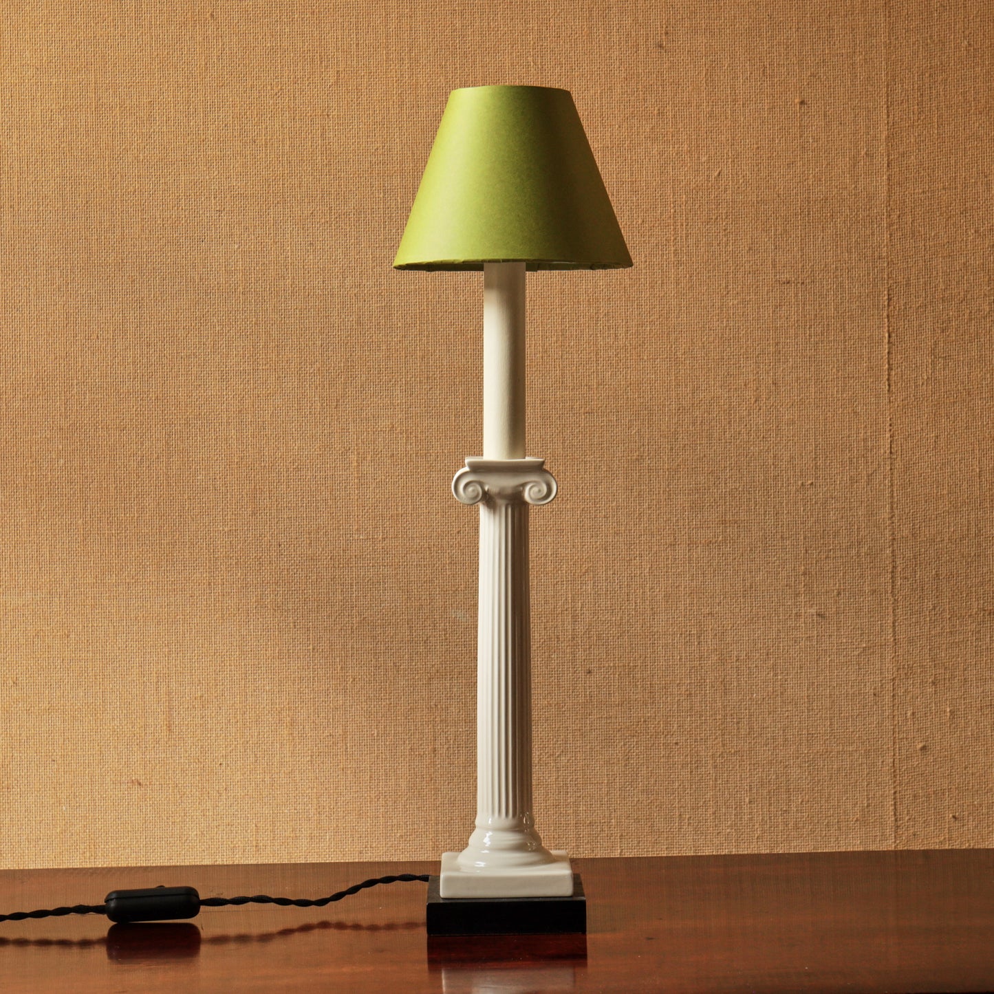 6” Olive Green Card Lampshade