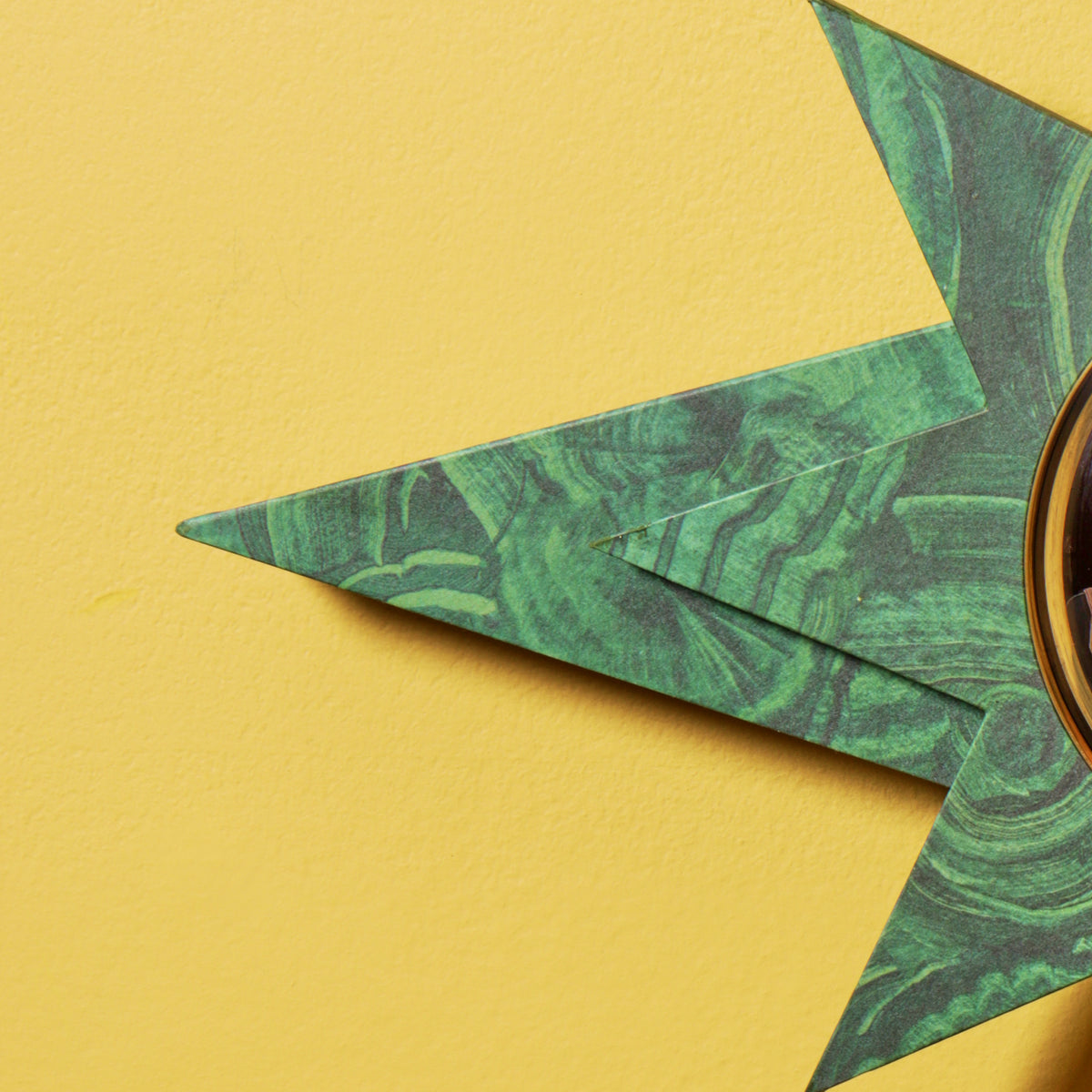 Compass Star Mirror - Malachite