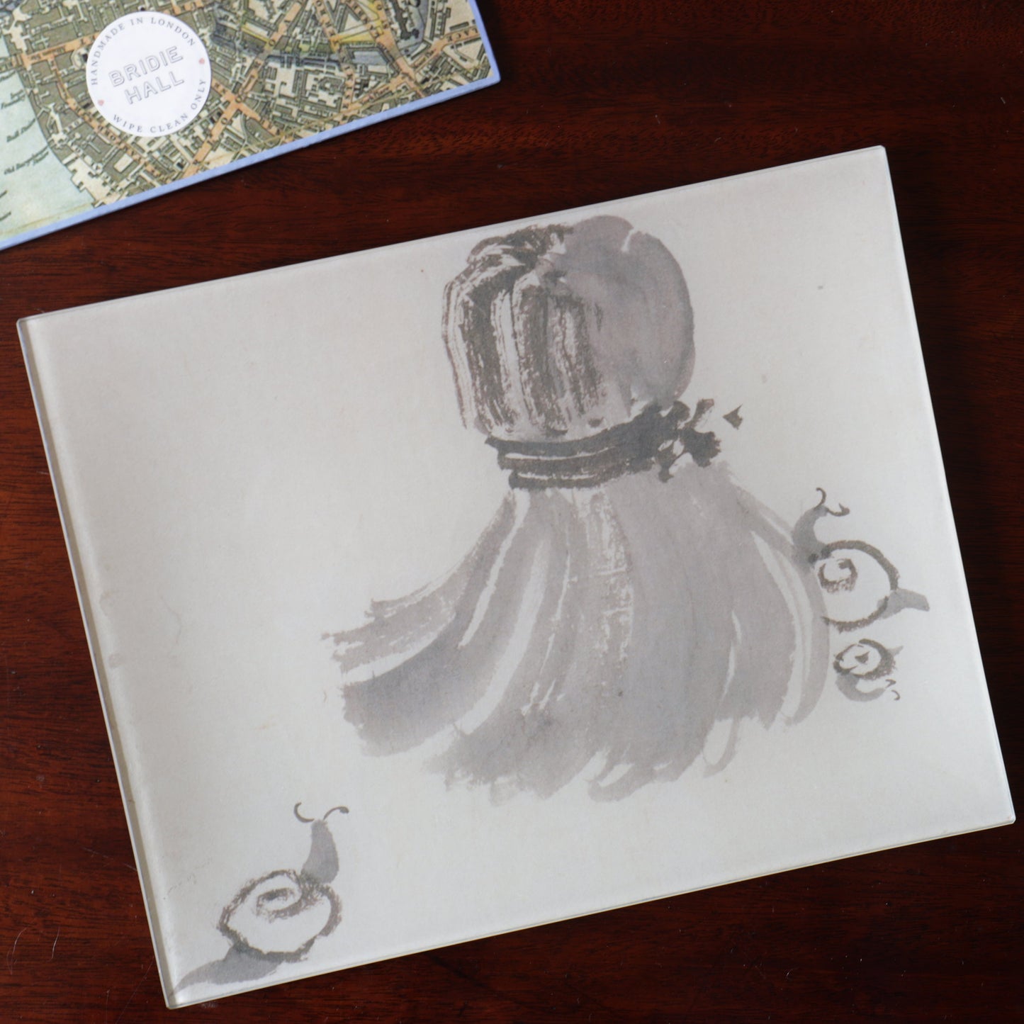 8" x 10" Snails & Tawashi Scrubber Decoupage Tray