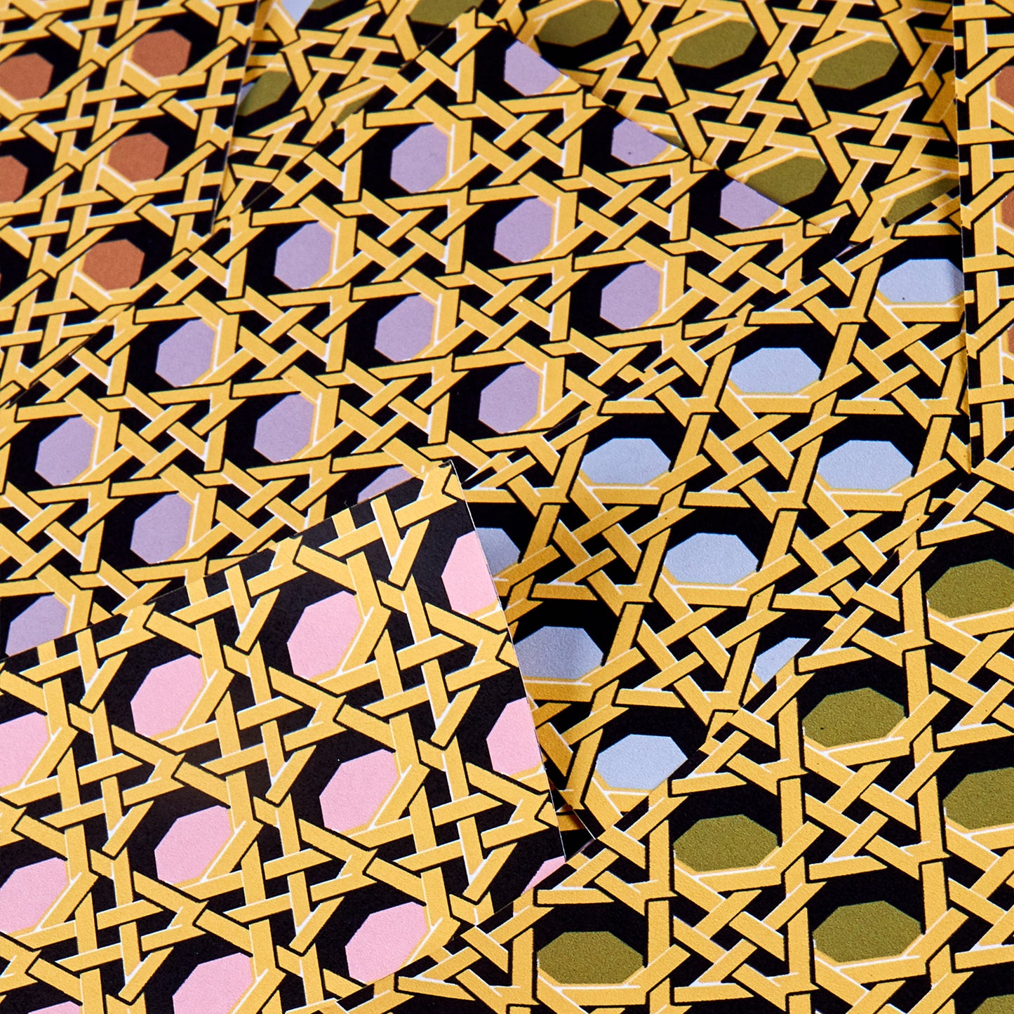 Regency Caning Wallpaper - Pink