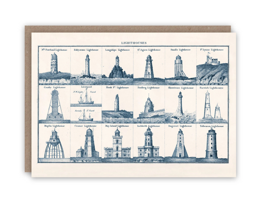 Lighthouses - Greeting Card