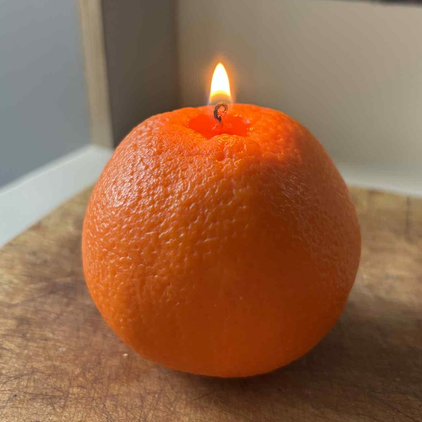 Medium Orange Candle