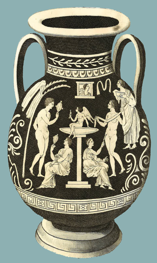 Greek Urn Print - Opal II