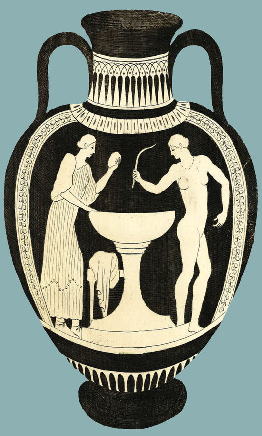 Greek Urn Print - Opal V