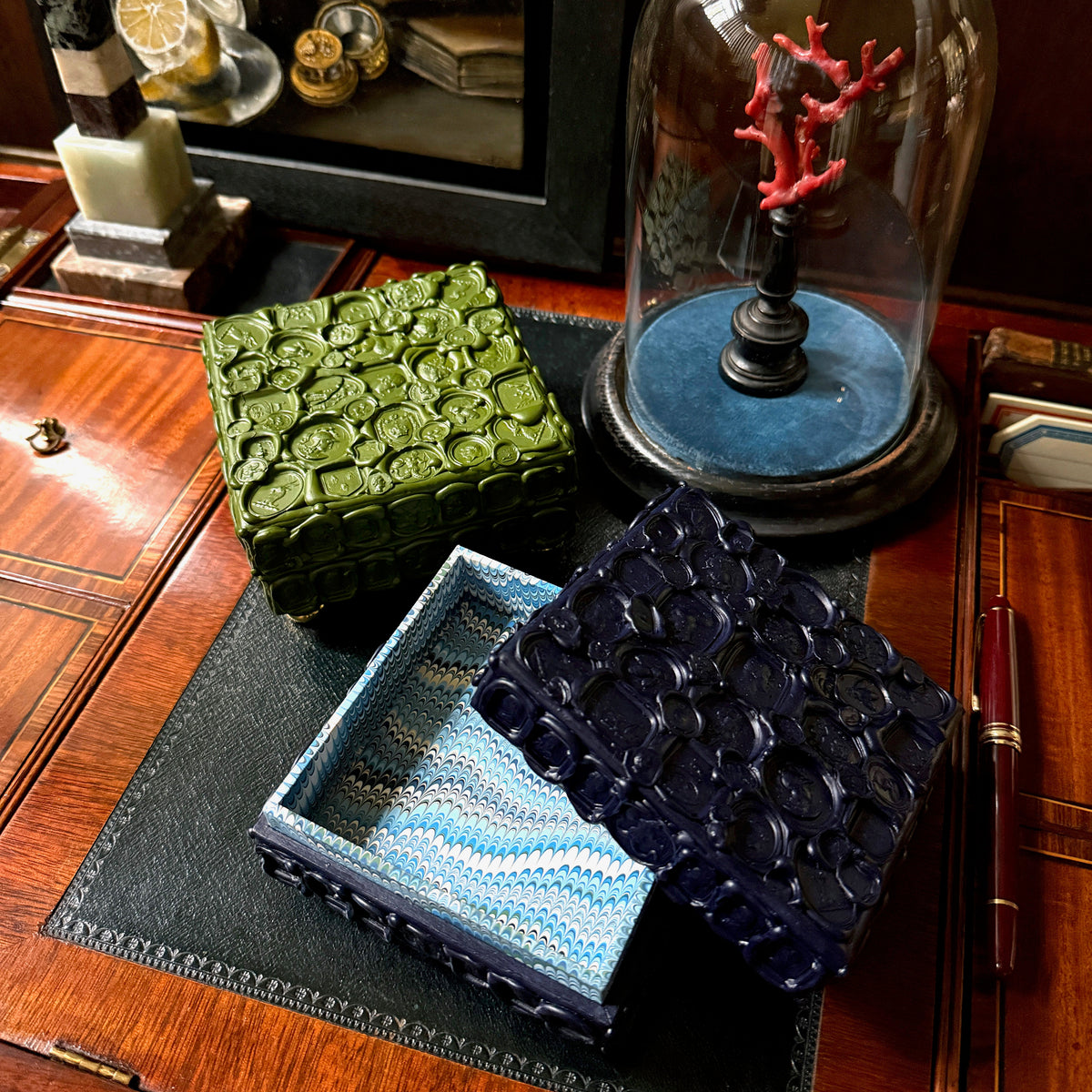 Wax Seal Stamp Box - Blue