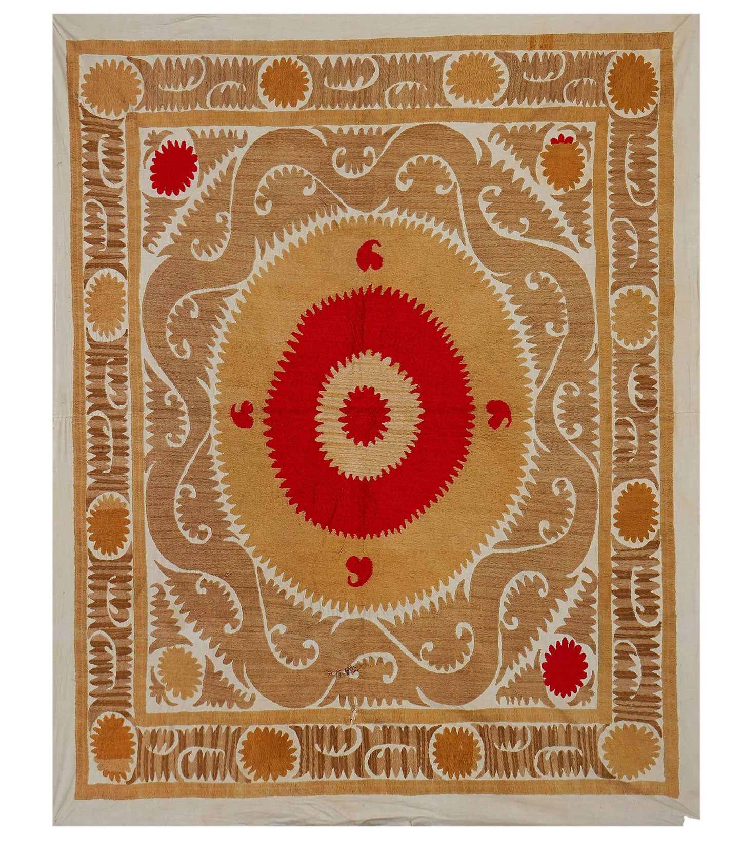 Vintage Suzani Throw - 127cm x 150cm
