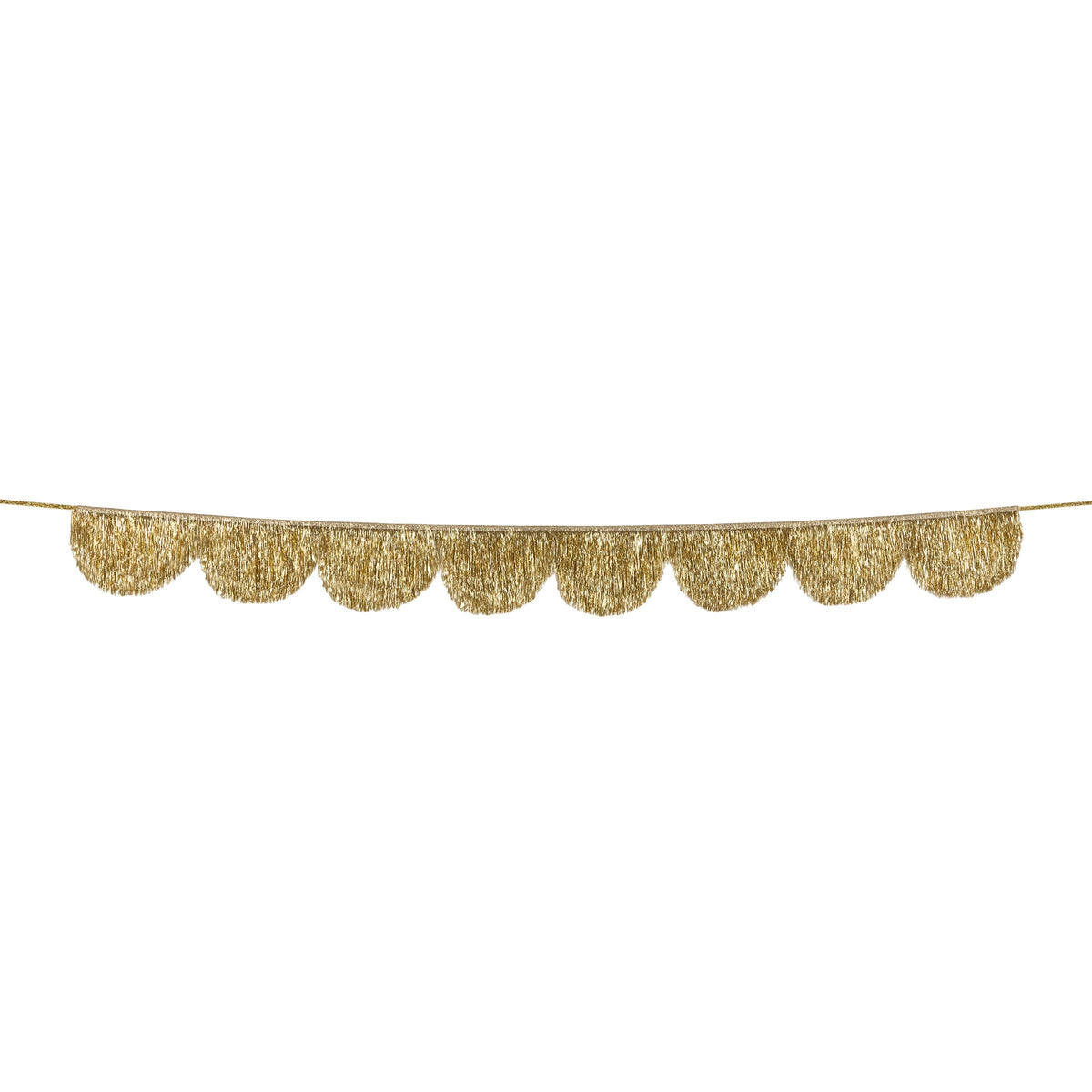 Gold Tinsel Garland - 6ft