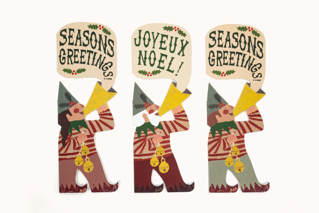 Christmas Elf Boy Card