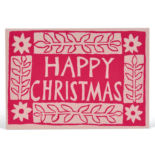 Pack of 10 Christmas Starflower Border Cards