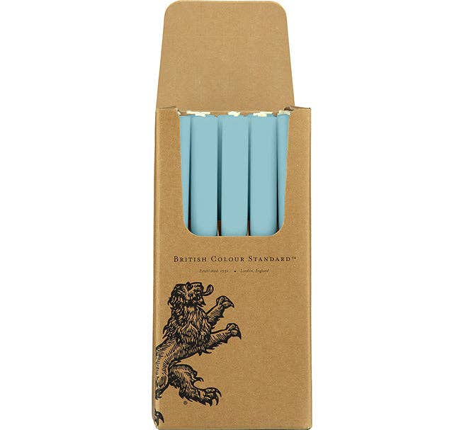 Powder Blue Dinner Candles - Pack of 25